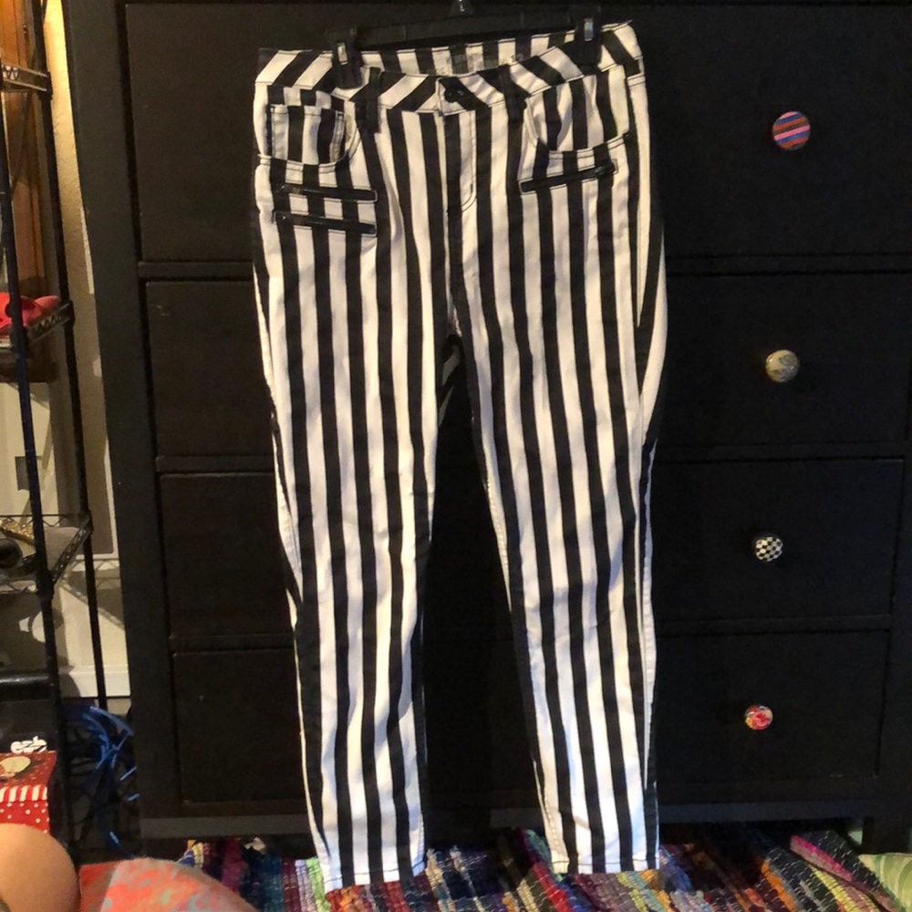 Striped Jeans